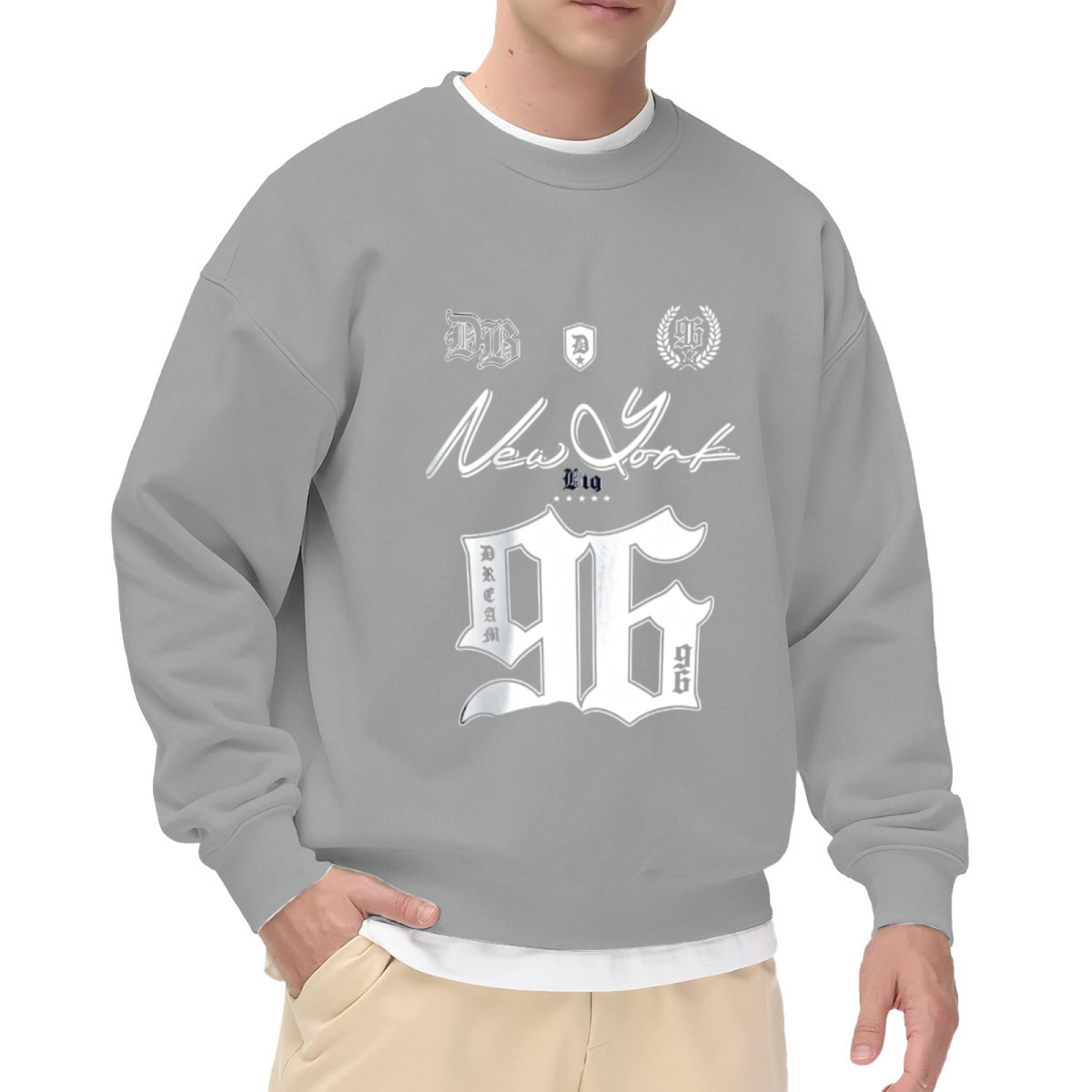 Gothic New York 96 Vintage Streetwear Crew Sweatshirt