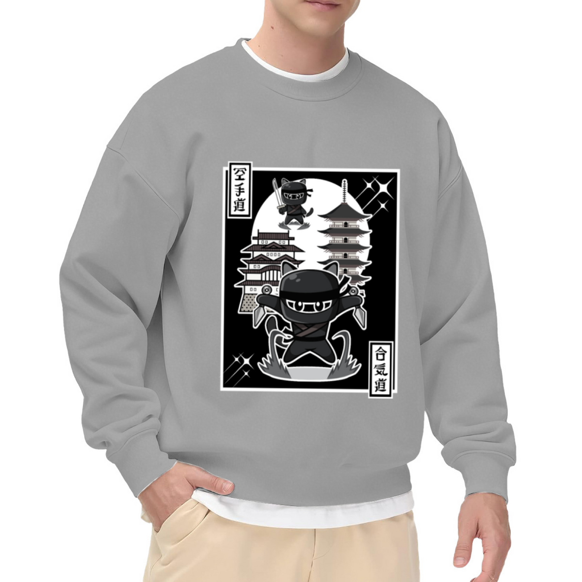 Sunset Mountain Wave Outdoor Adventure Nature Crewneck Sweatshirt