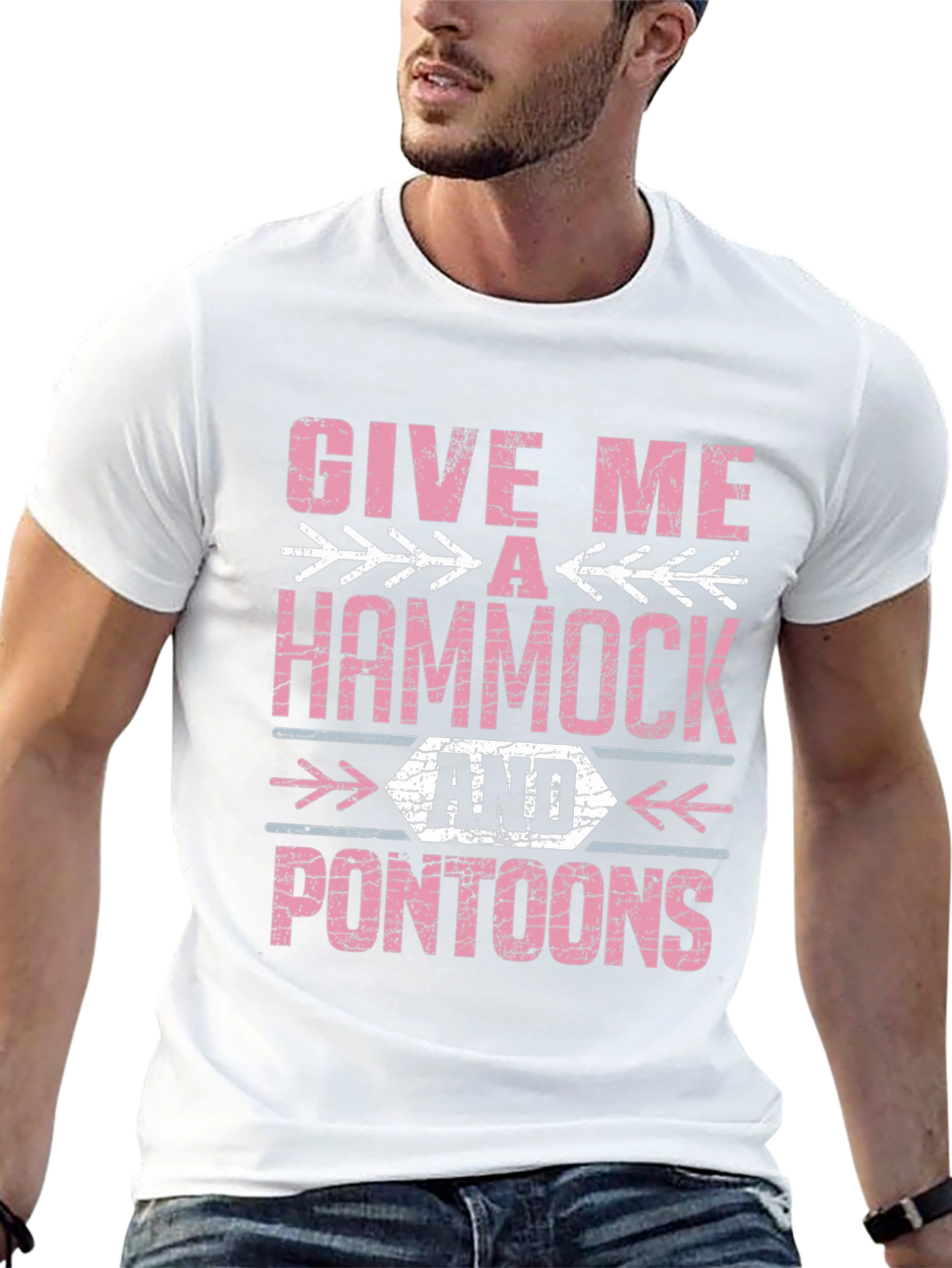 Hammock and Pontoons Graphic Tee - Summer Ready