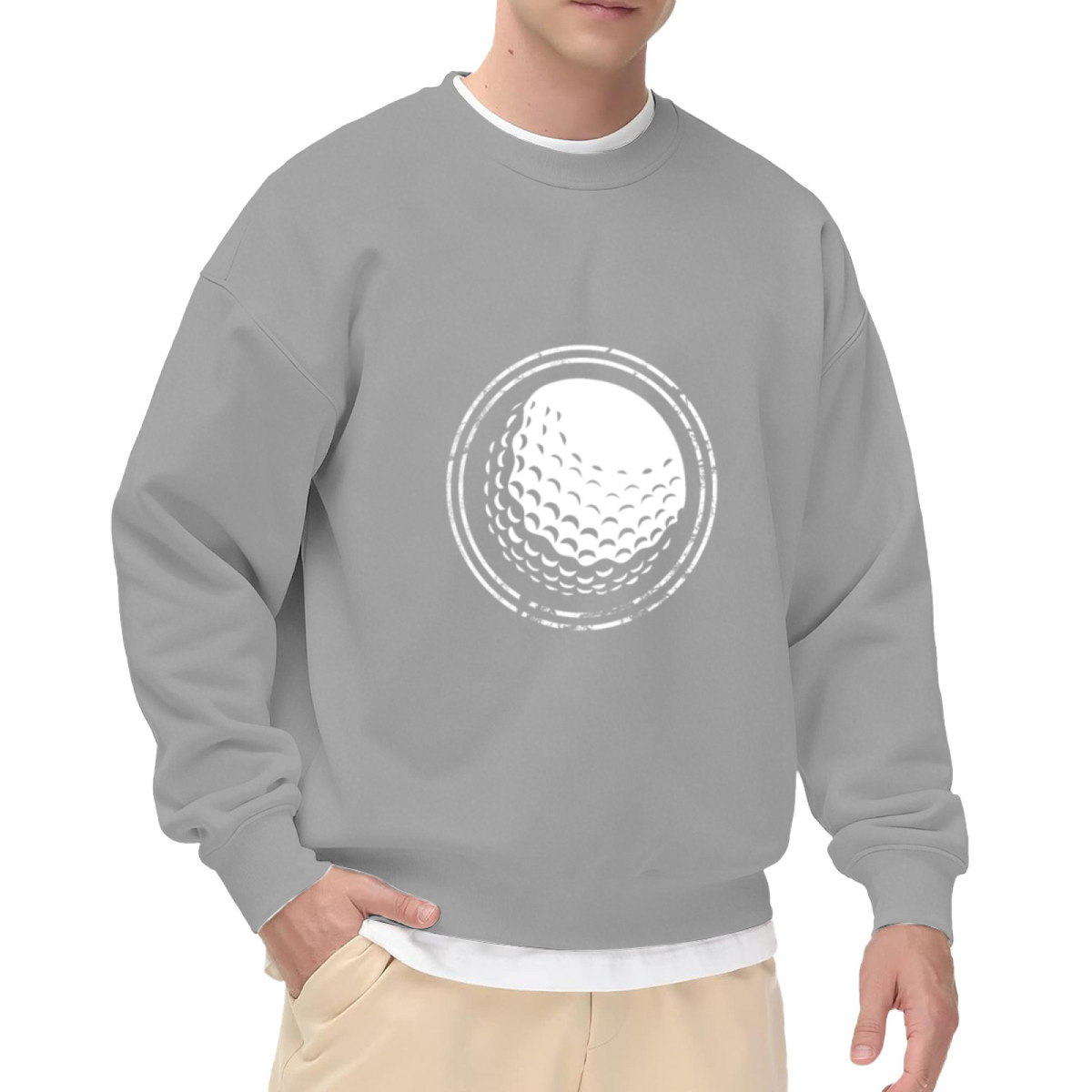 Mind Over Matter Powerful Motivational Slogan Crewneck Sweatshirt