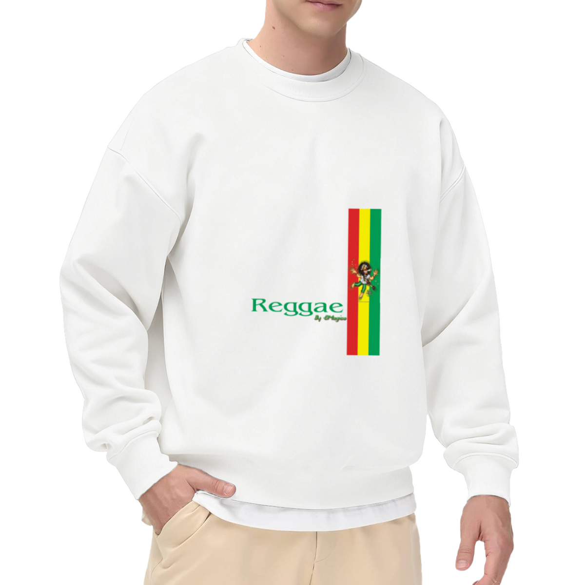 Reggae Music Rasta Culture Vibe Crewneck Sweatshirt