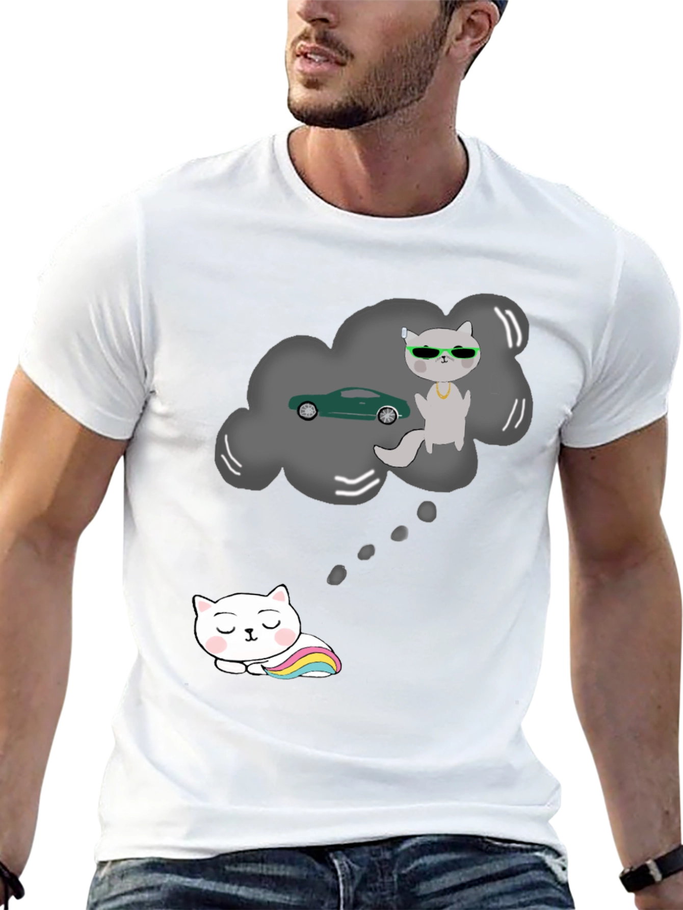 Dreaming Cat T-Shirt