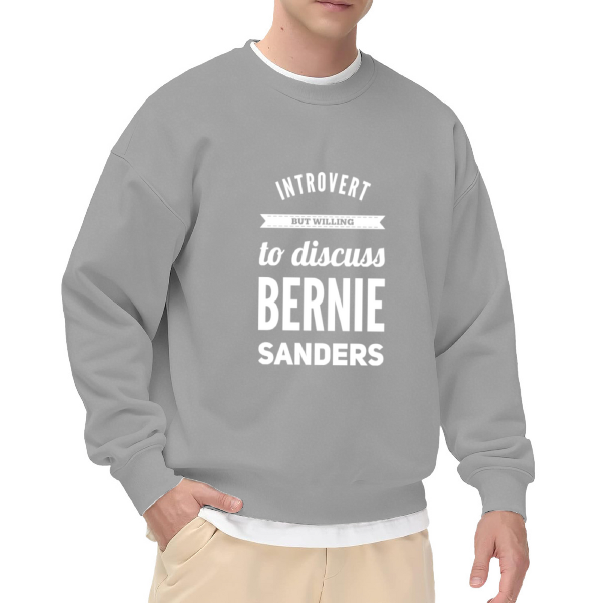 Never Underestimate An Old Man With A Bass Guitar Crewneck Sweatshirt