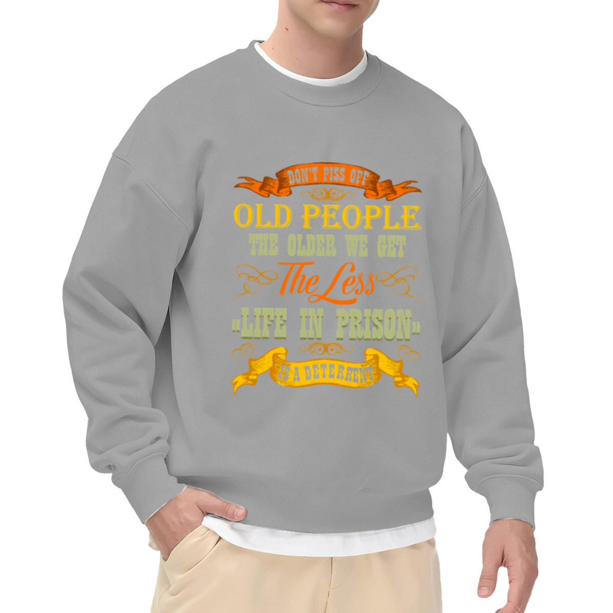 Nightshift Am I Right Funny Night Worker Meme Crewneck Sweatshirt