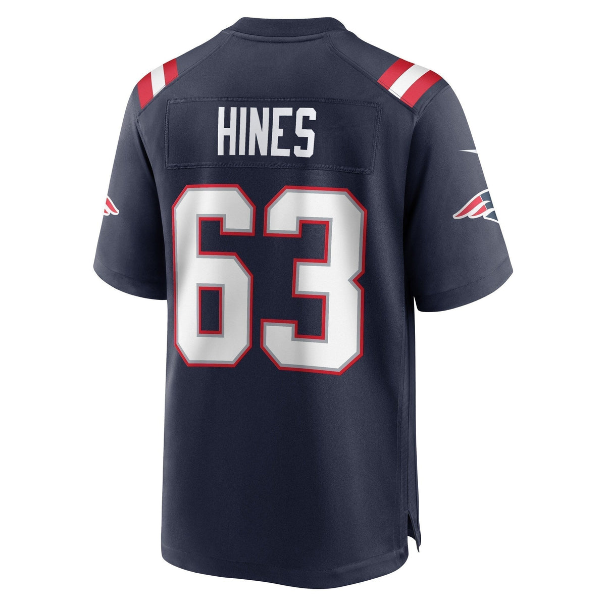 Chasen Hines New England Patriots Nike Game Jersey - Navy