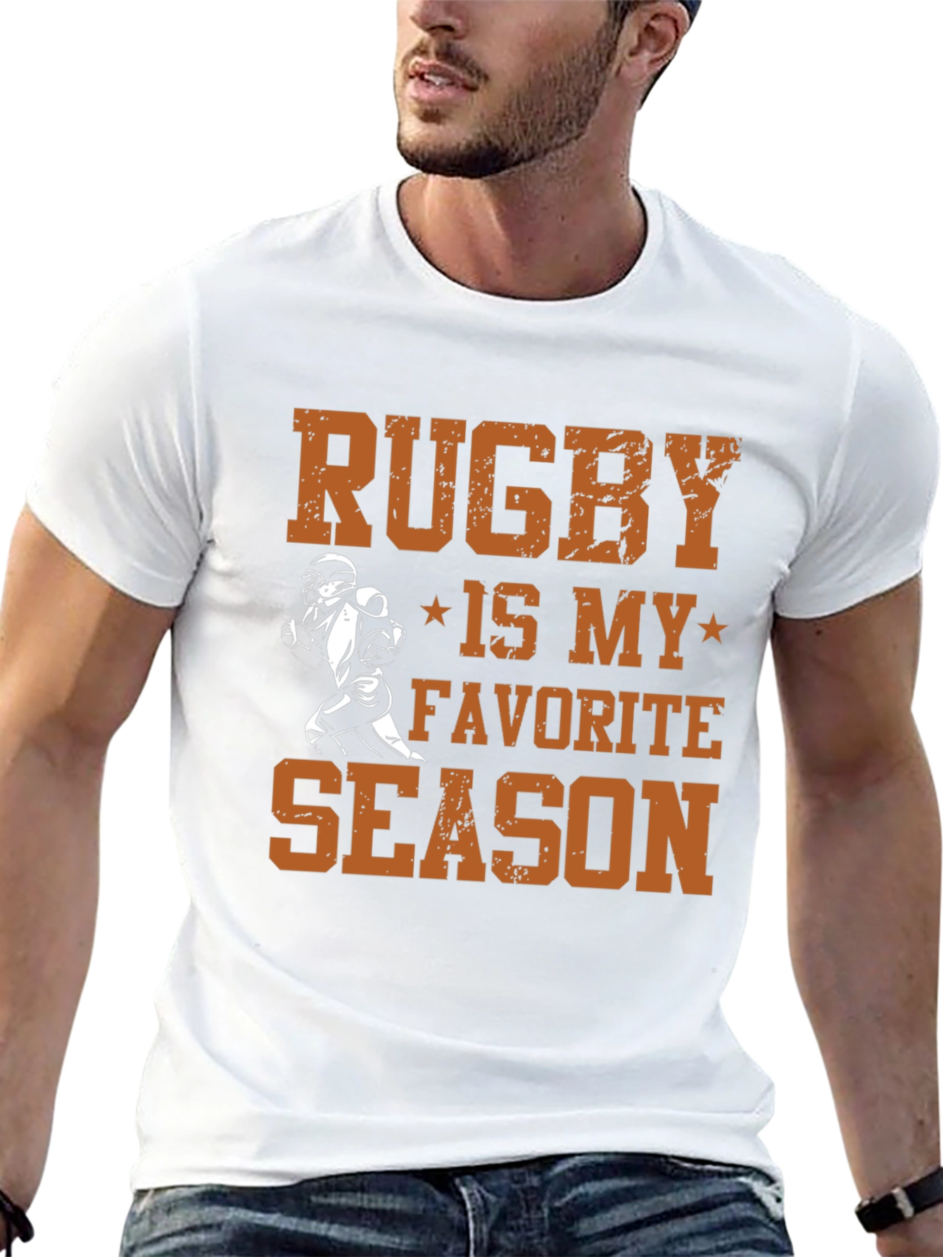 Rugby is My Favorite Season Graphic T-Shirt