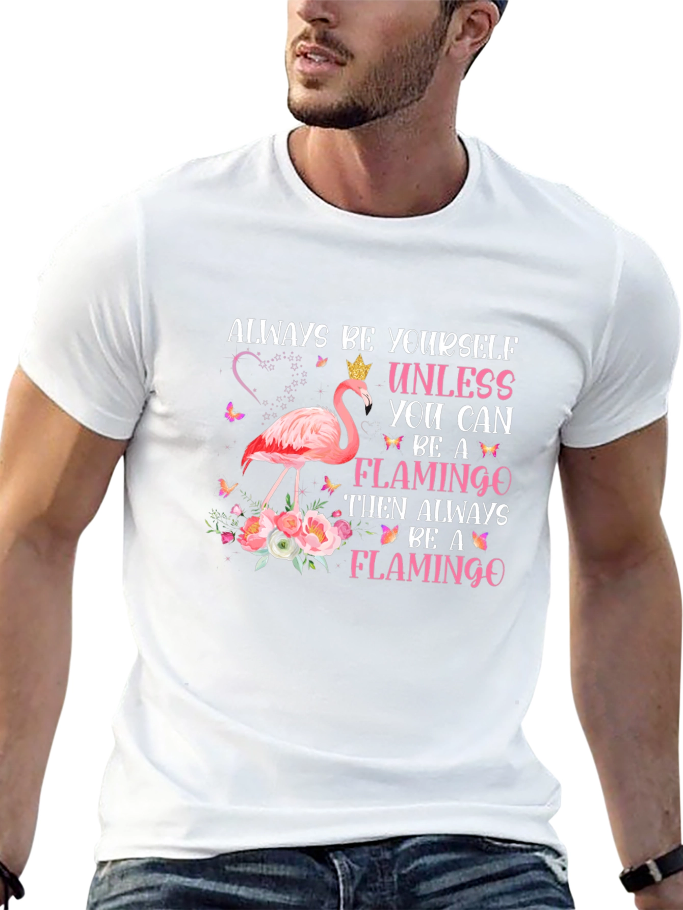Always Be a Flamingo Graphic T-Shirt