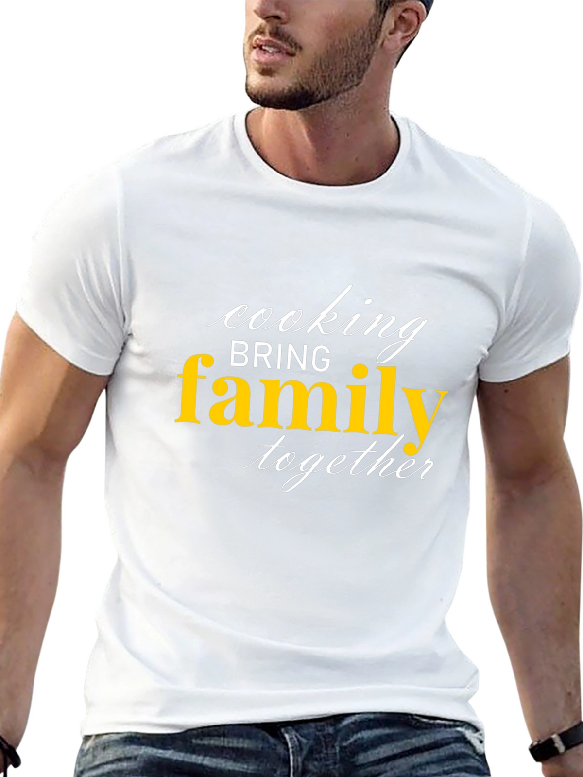 Cooking Brings Family Together Graphic Tee
