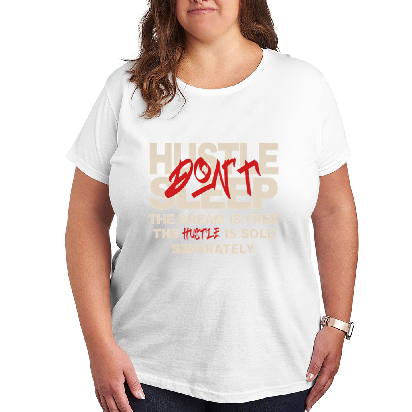 Hustle Don¡¯t Sleep Motivational Streetwear Tee