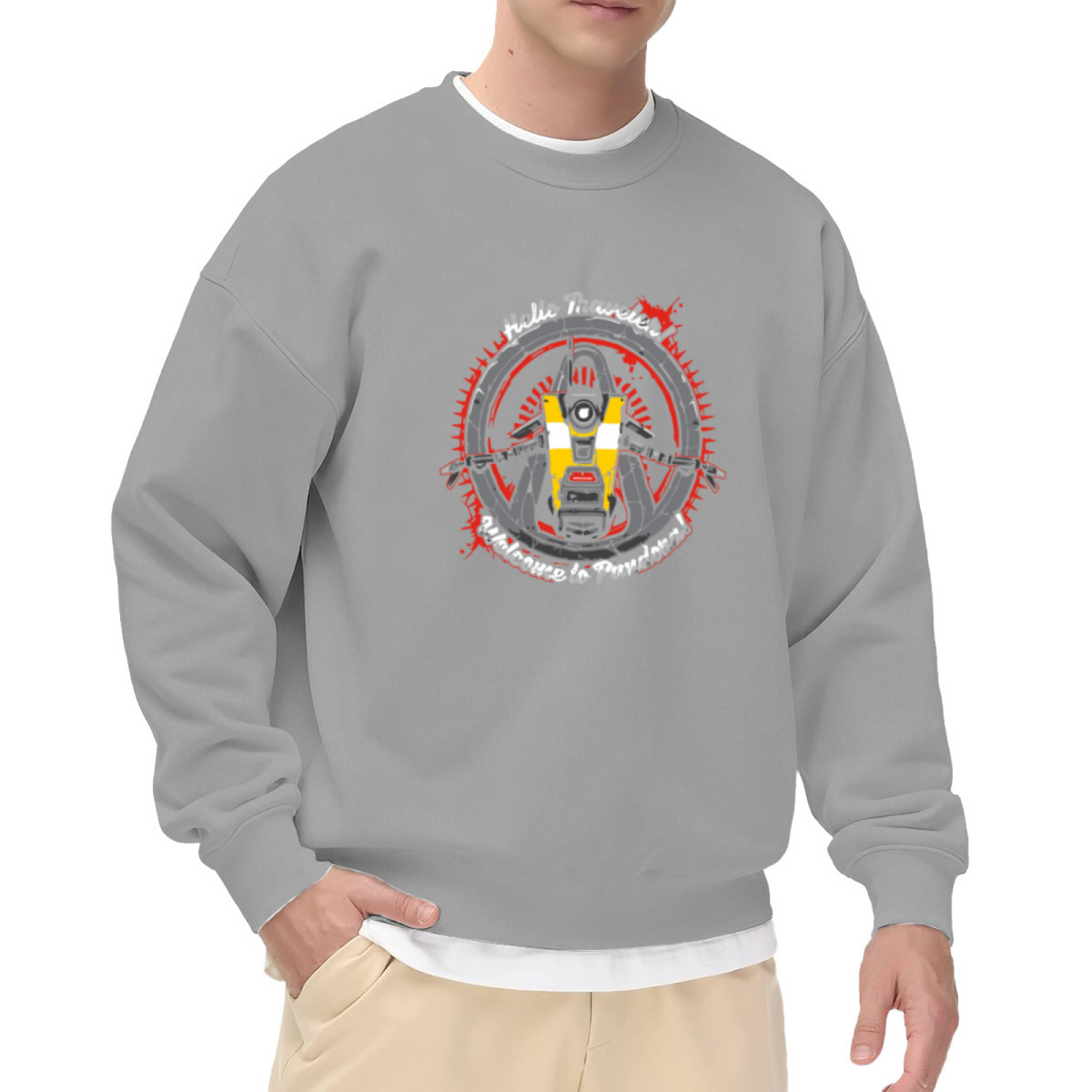 Retro Popcorn Movie Night Cinema Lover Crewneck Sweatshirt