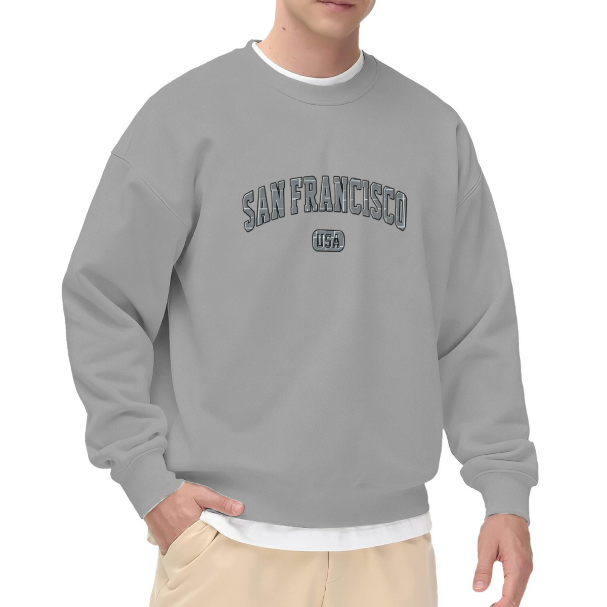 Vintage San Francisco USA College Style Crewneck Sweatshirt