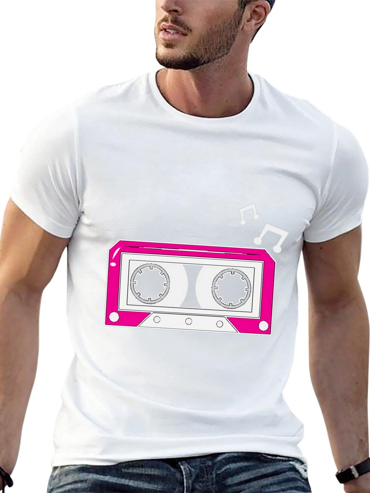 Retro Cassette Tape Graphic Tee - Music Lovers Shirt