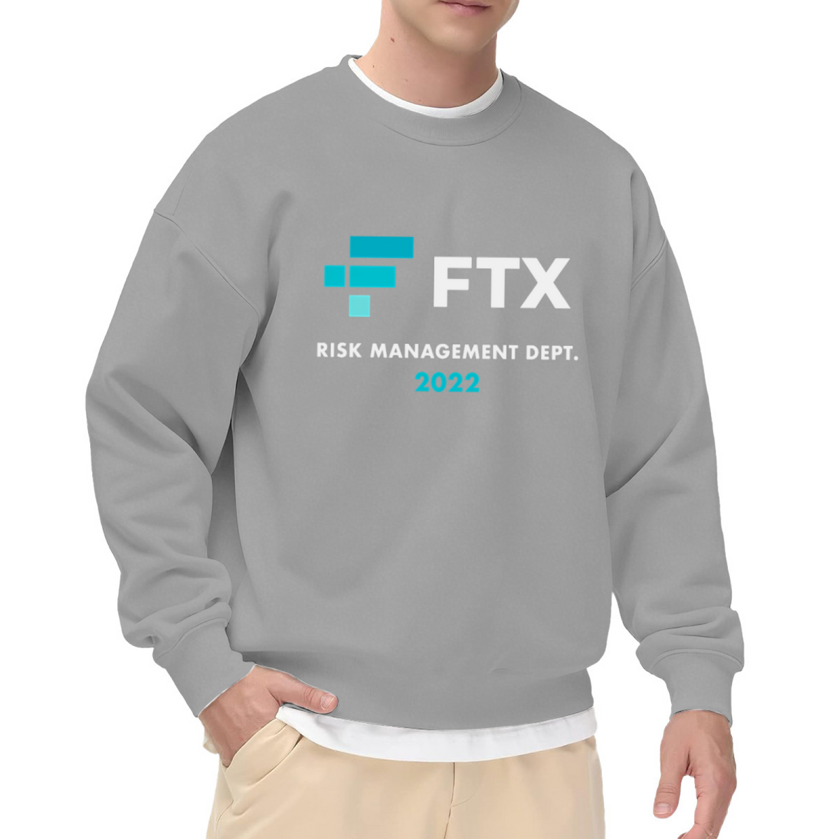 FTX Risk Management Dept 2022 Funny Crypto Meme Crewneck Sweatshirt