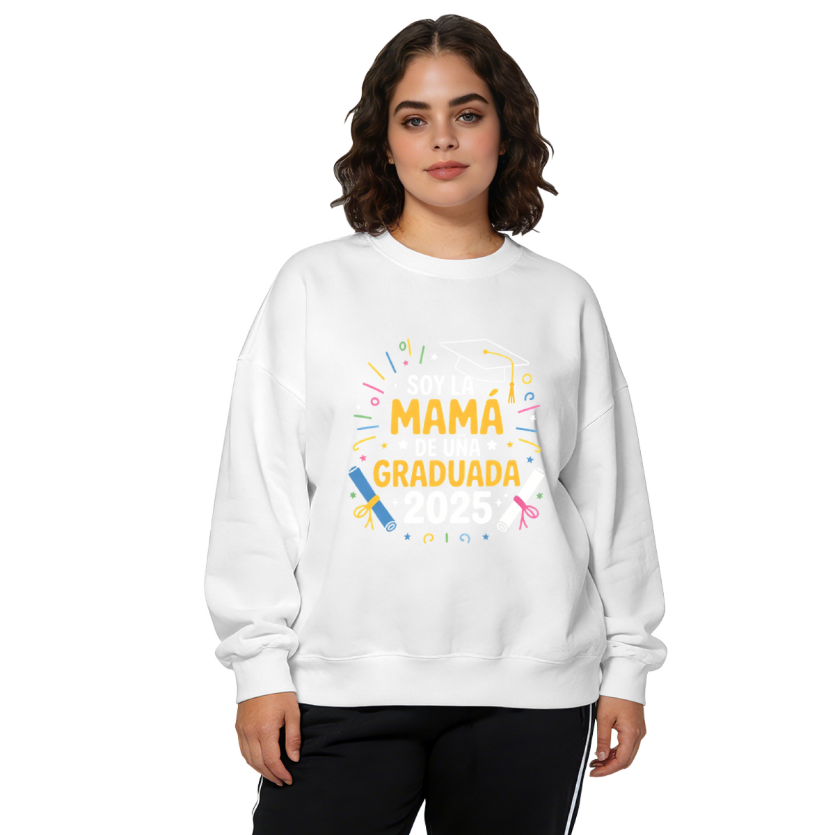 Soy La Mam¨¢ De Una Graduada 2025 Celebration Crewneck Sweatshirt