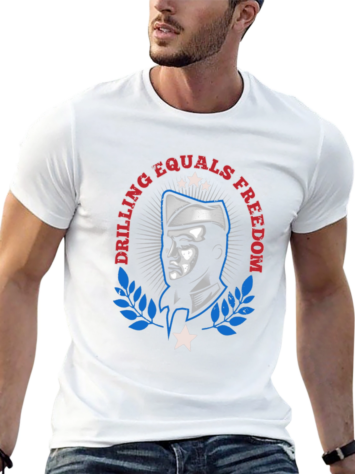 Drilling Equals Freedom Graphic T-Shirt