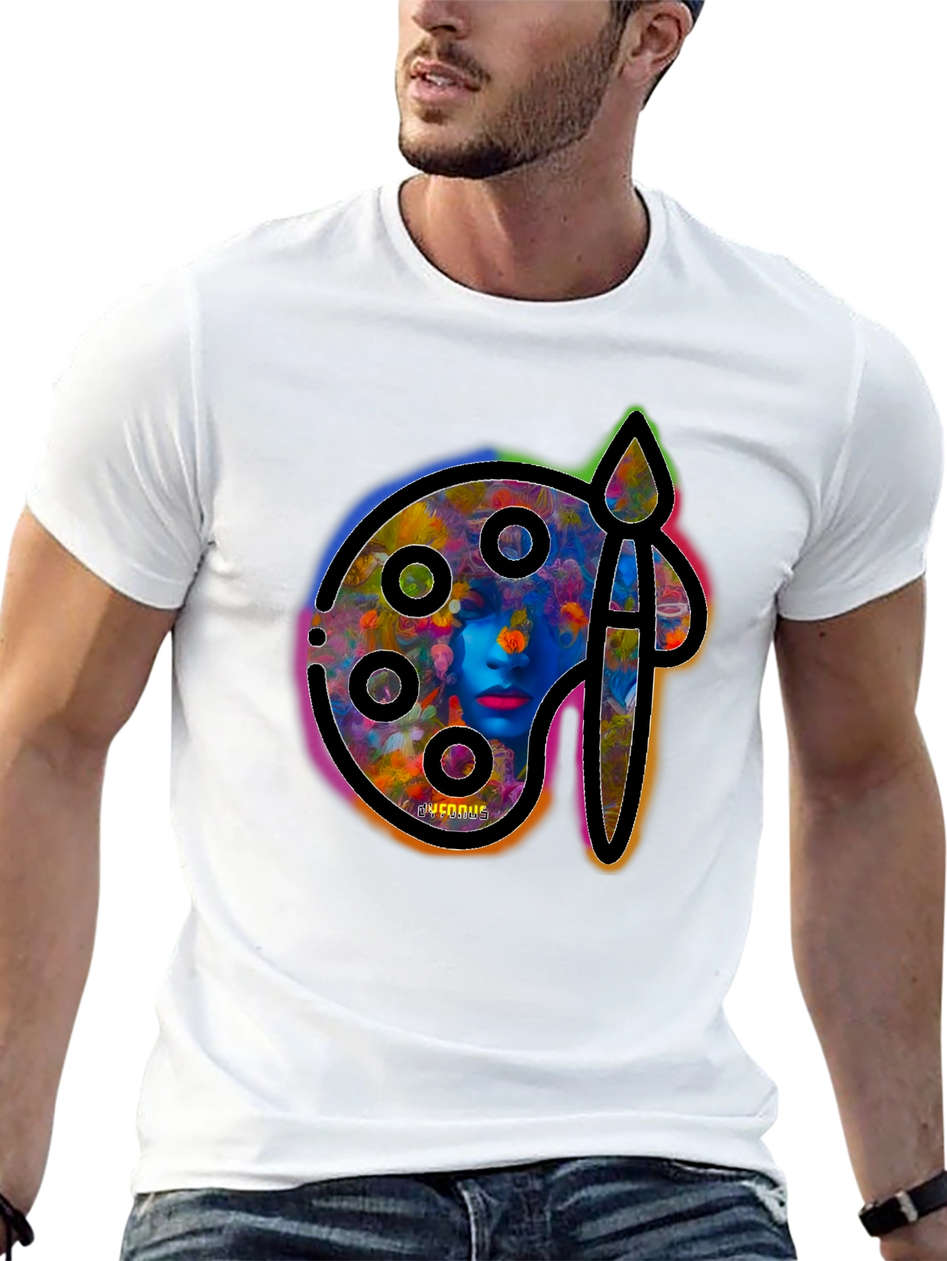 Artistic Palette T-Shirt - Unique Design
