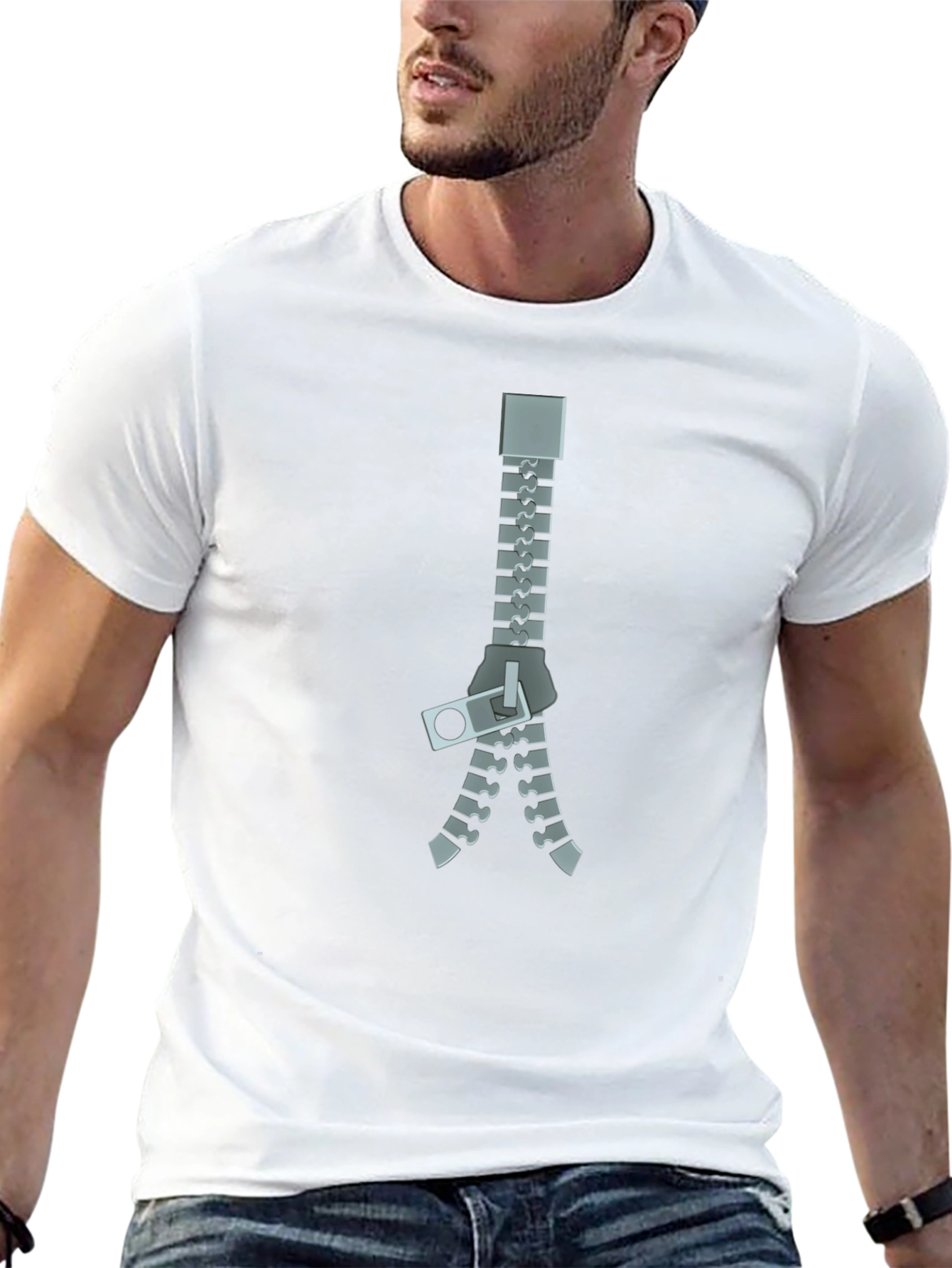 Unzipped Style: Graphic Tee