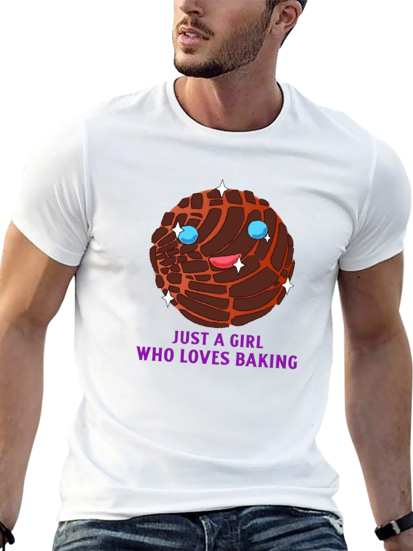 Just a Girl Who Loves Baking Concha T-Shirt