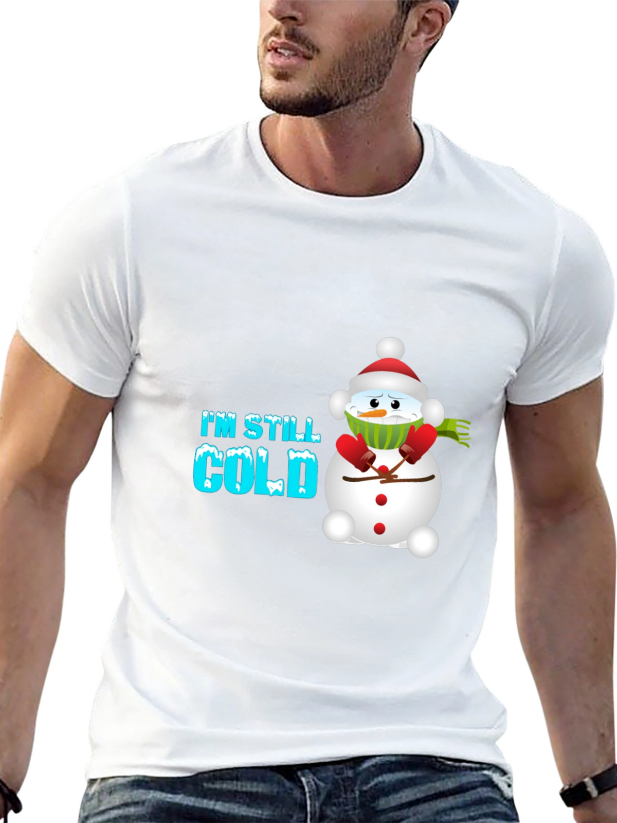 Im Still Cold Snowman Graphic Tee