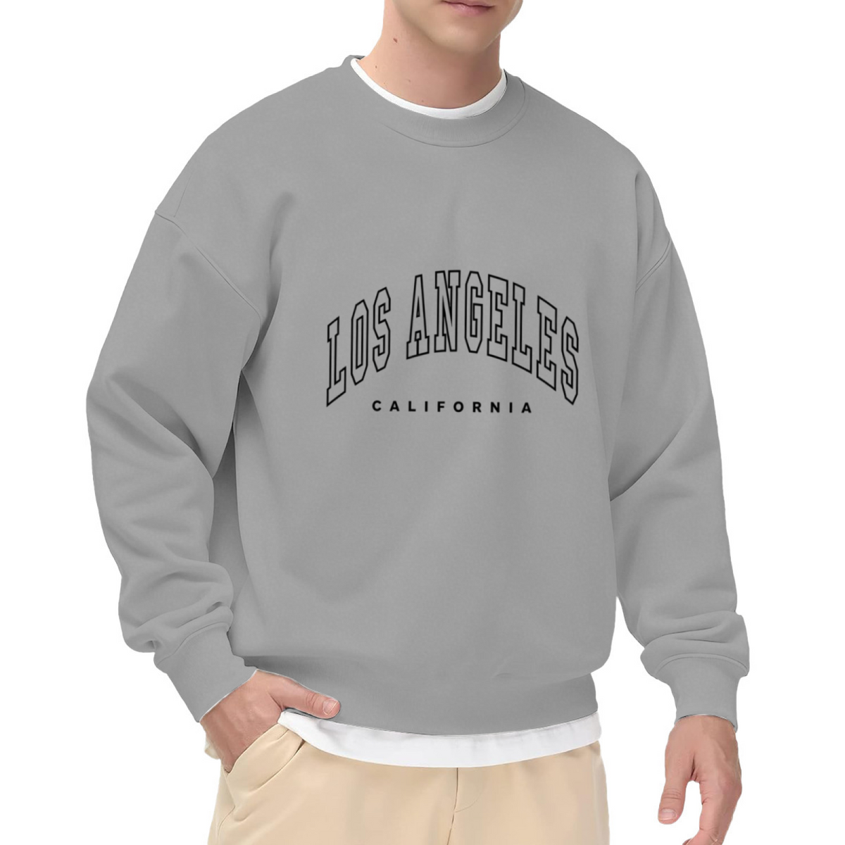Vintage Los Angeles California Letter Crewneck Sweatshirt