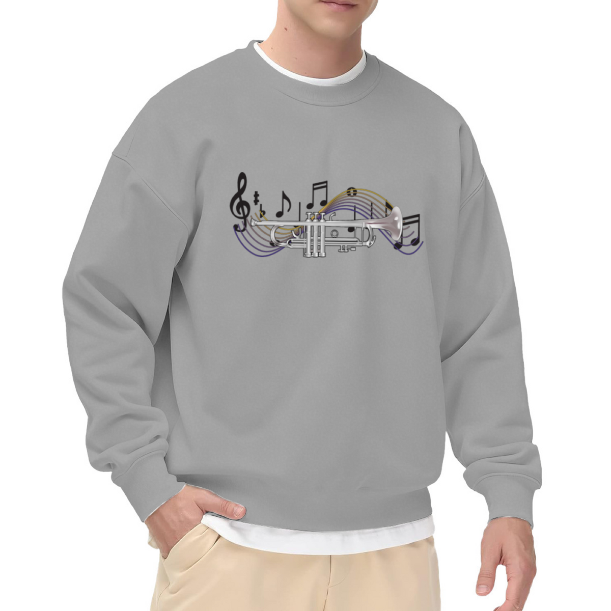 Retro MTV Music Television Beach Vibe Crewneck Sweatshirt