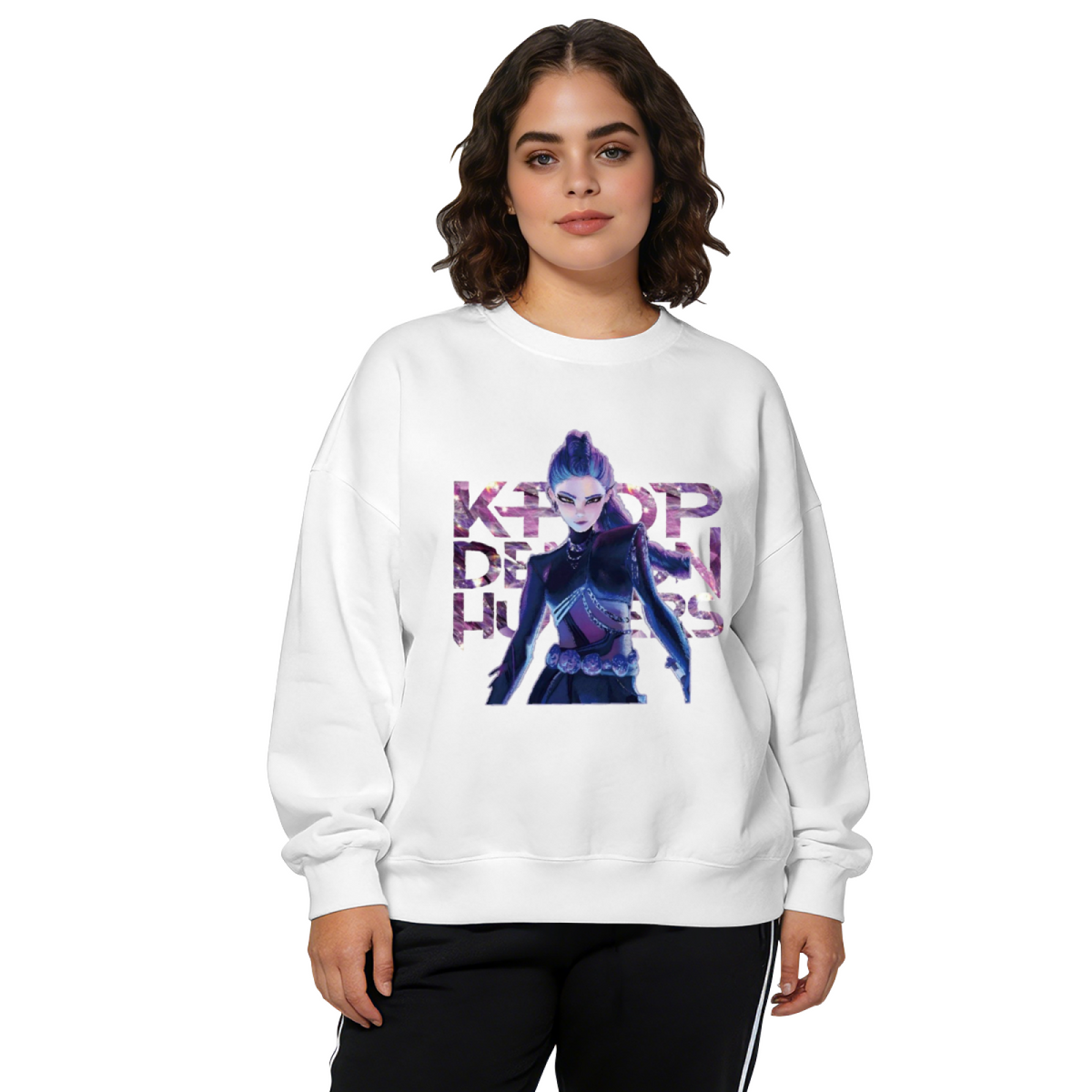 Cool Fantasy Game Character Street?Style Crewneck Sweatshirt