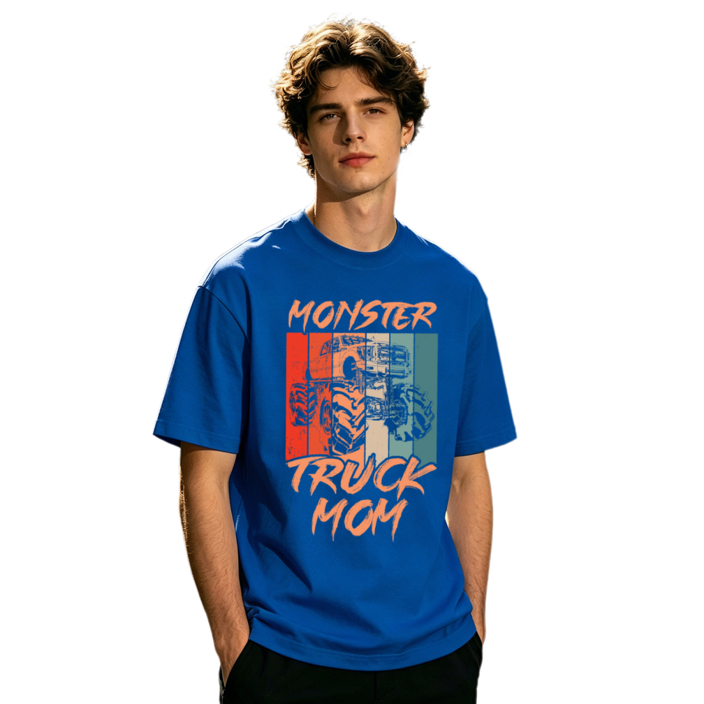 Men's Distressed Coach Vintage Text T-Shirt