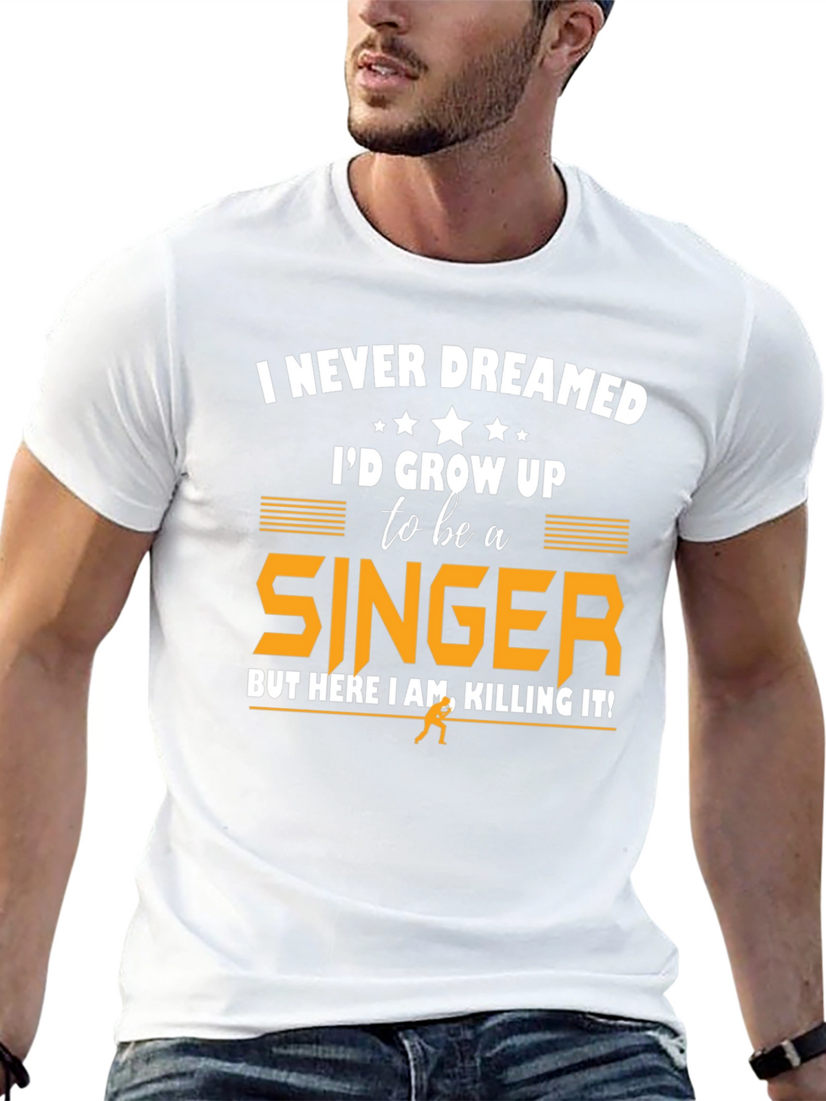 Singer Graphic T-Shirt - Never Dreamed