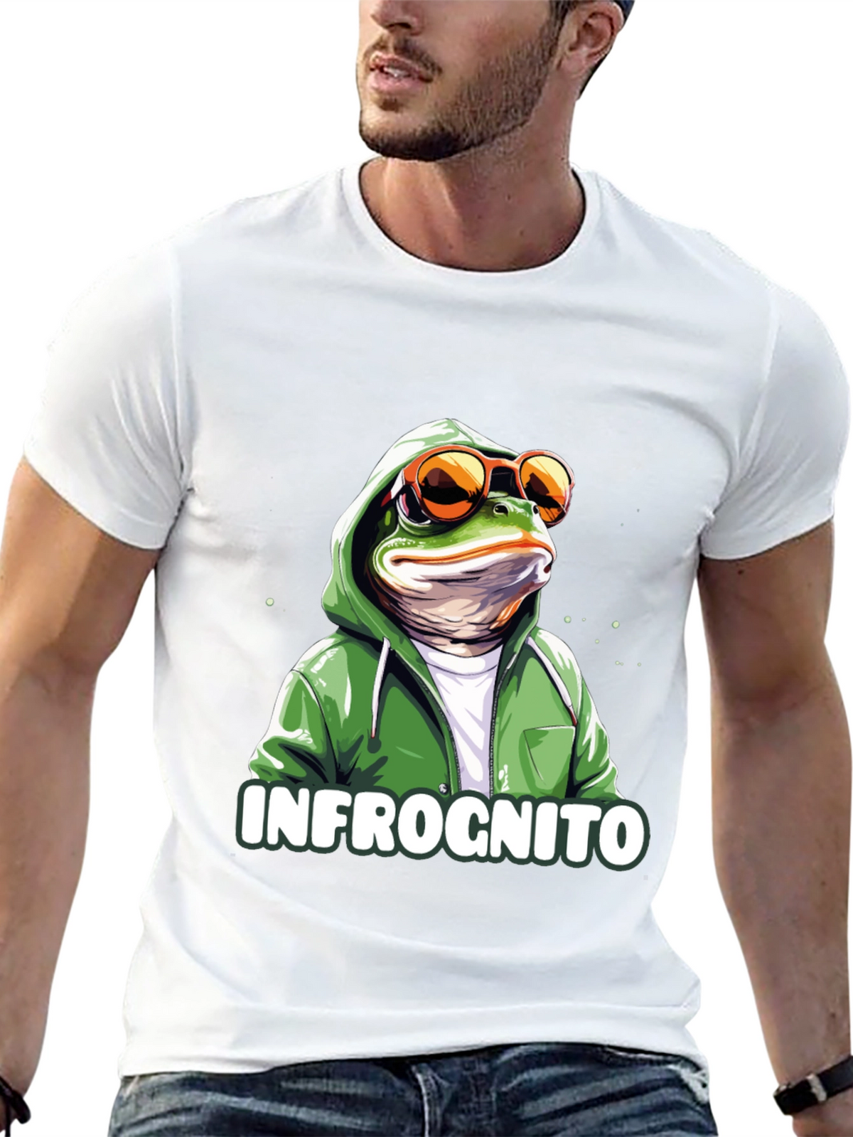 Infrognito Frog T-Shirt - Cool & Funny Design