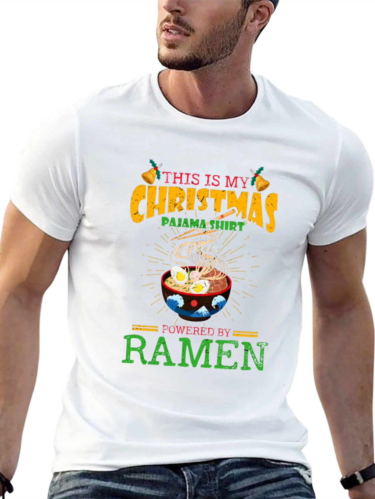 Christmas Ramen Pajama T-Shirt