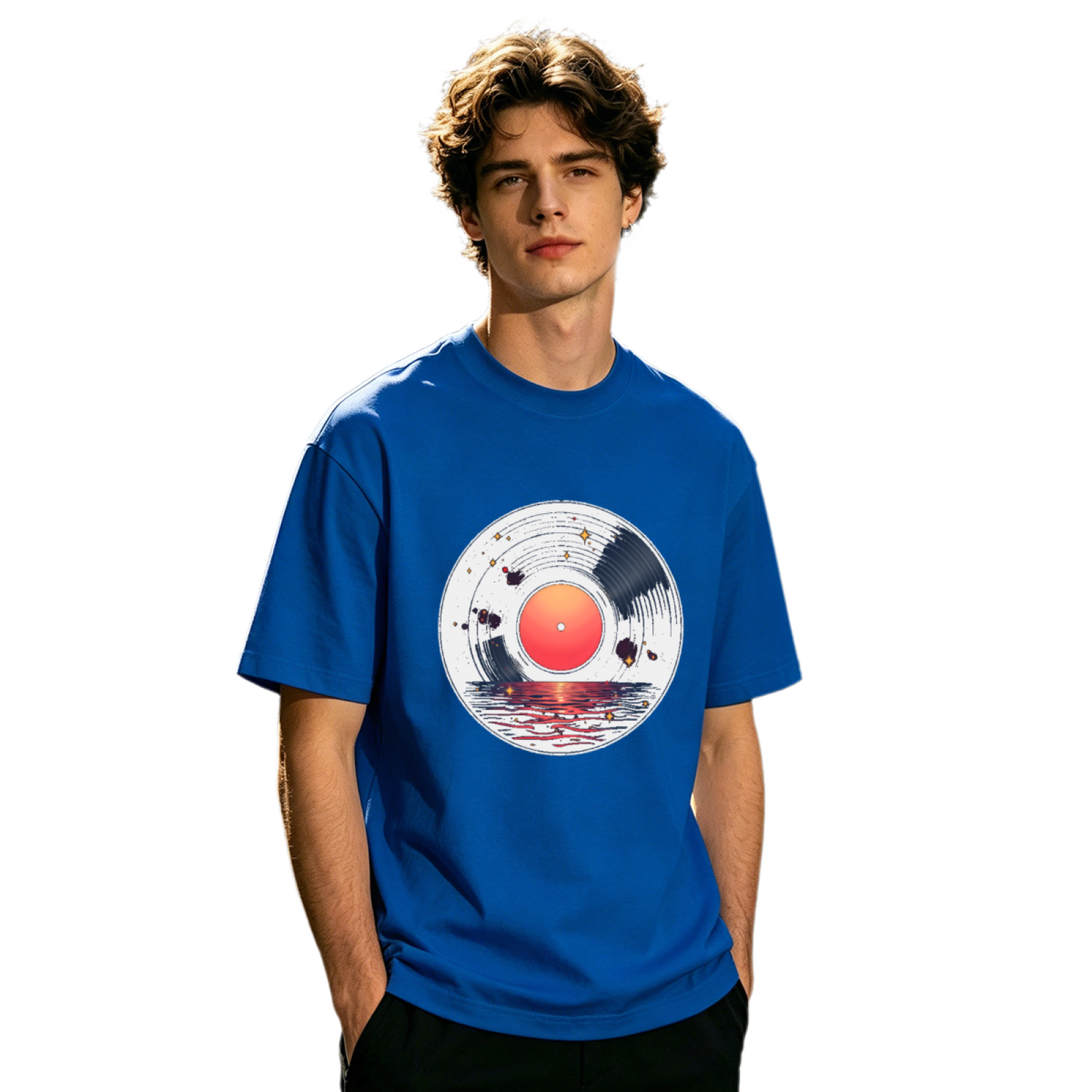 Men's American Flag Eagle Patriotic Retro Graphic T-Shirt