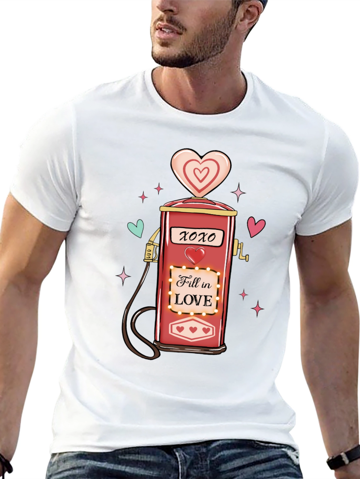 Fill in Love Valentines Day T-Shirt