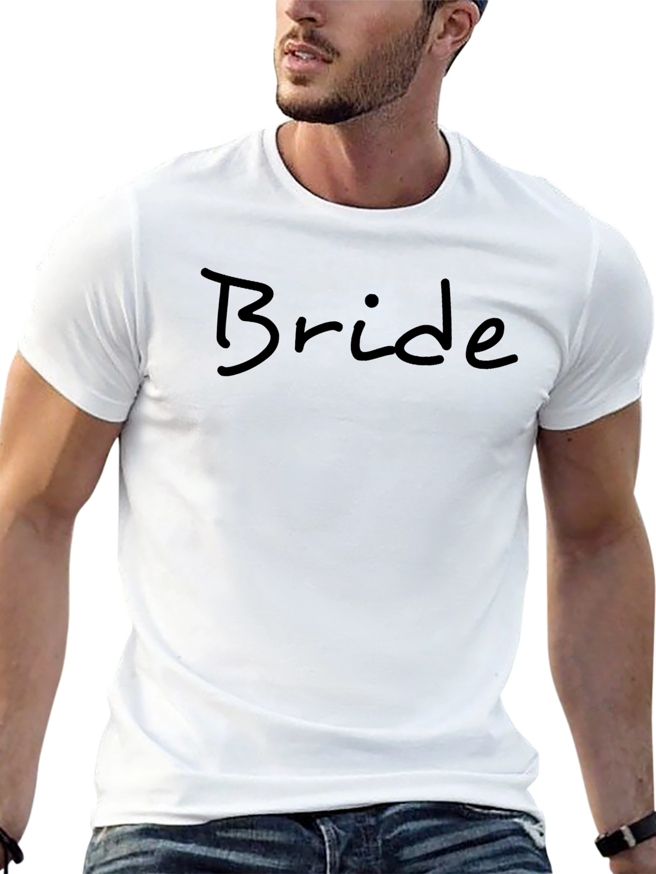 Bride Script T-Shirt - Black