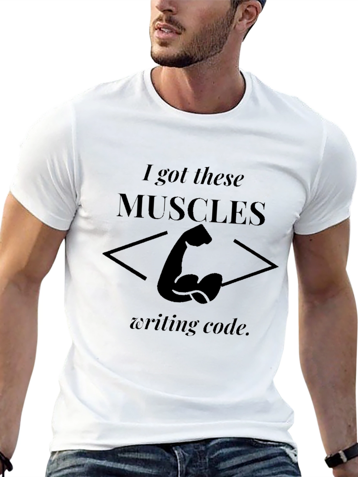 Code Muscles Graphic Tee