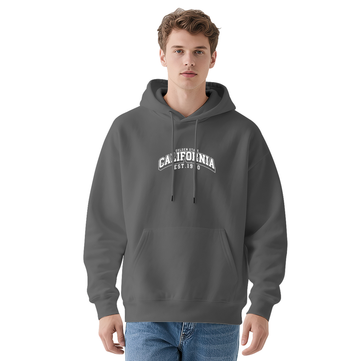 Vintage California EST.190 Graphic Pullover Hoodie