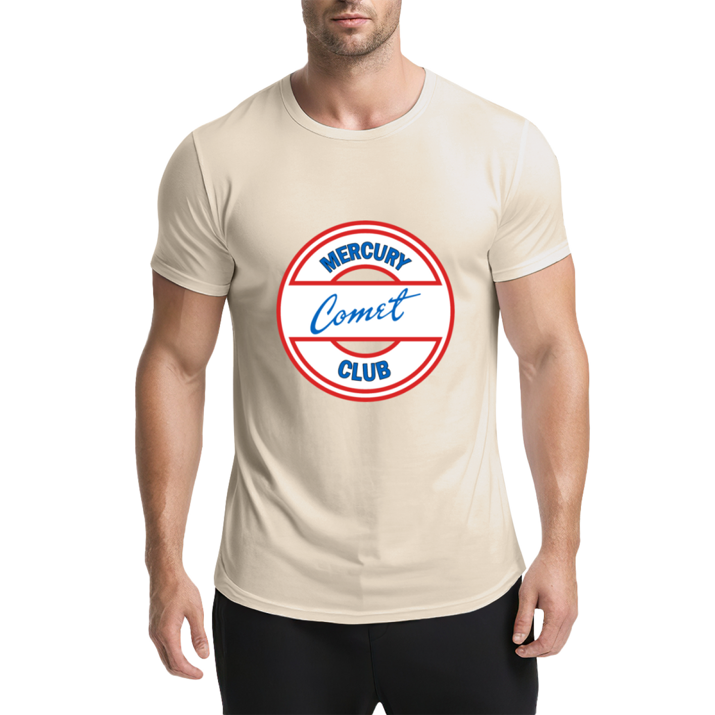 Mercury Comet Club Retro Badge T-Shirt