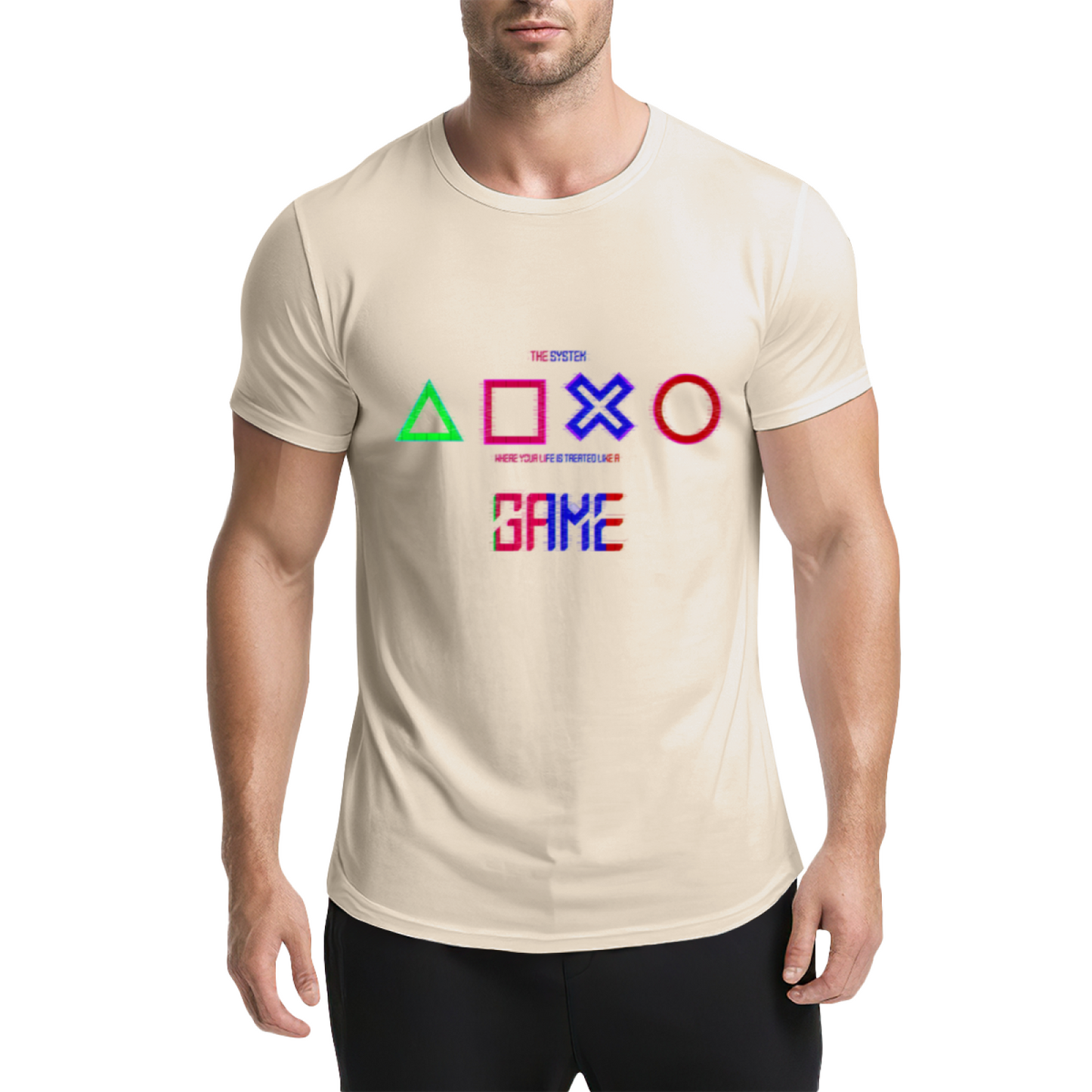 PlayStation Controller Buttons Gamer Casual T-Shirt