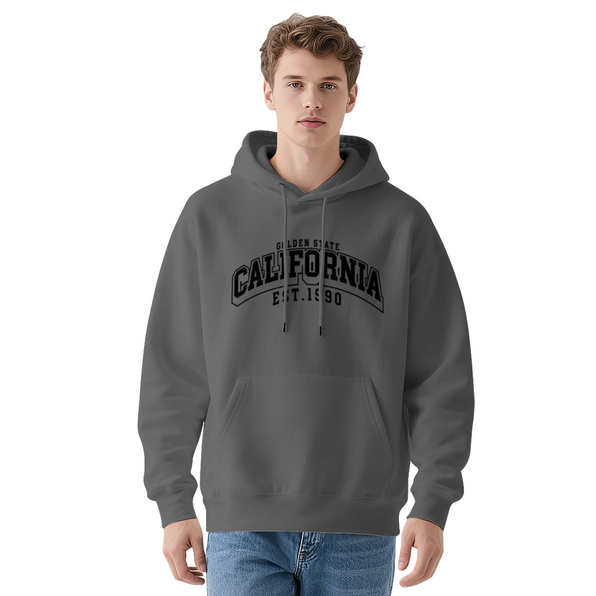 Classic California Vintage Varsity?Style Hoodie