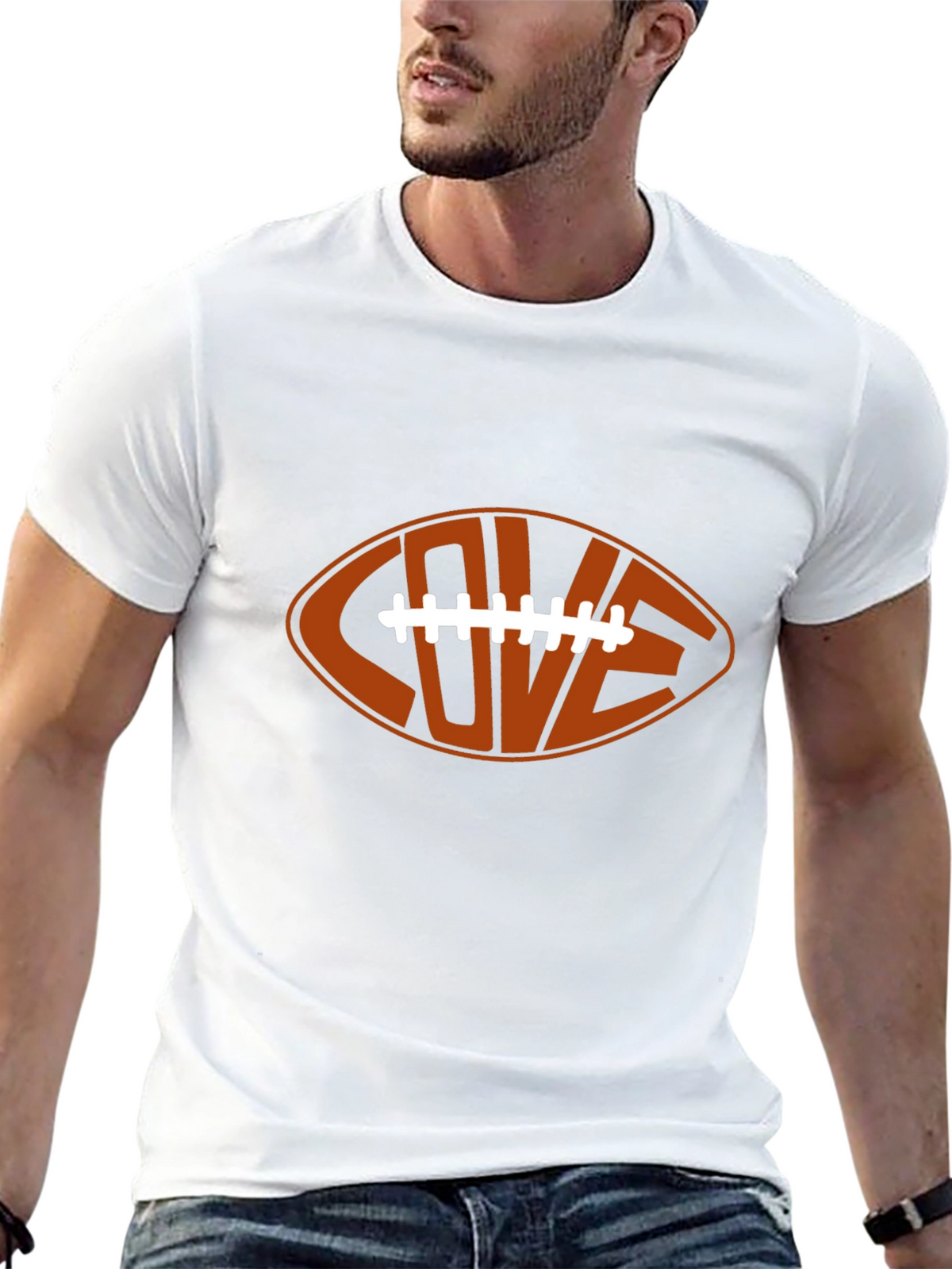 Love Football Graphic Tee - Unisex