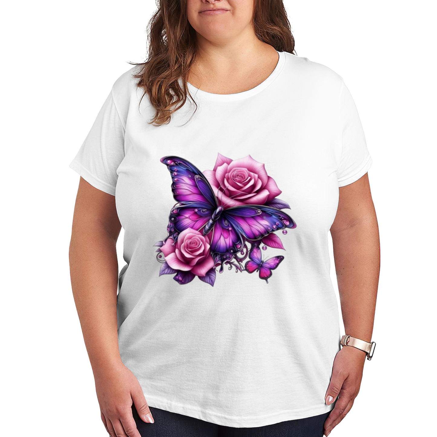 Soft Blue Poppy Wildflower Minimal Art Tee