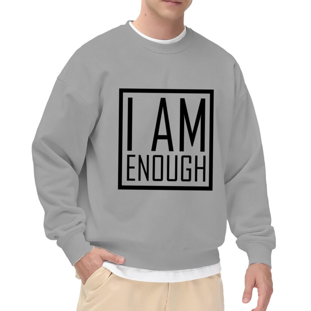 I Am Enough Self?Love Affirmation Crewneck Sweatshirt