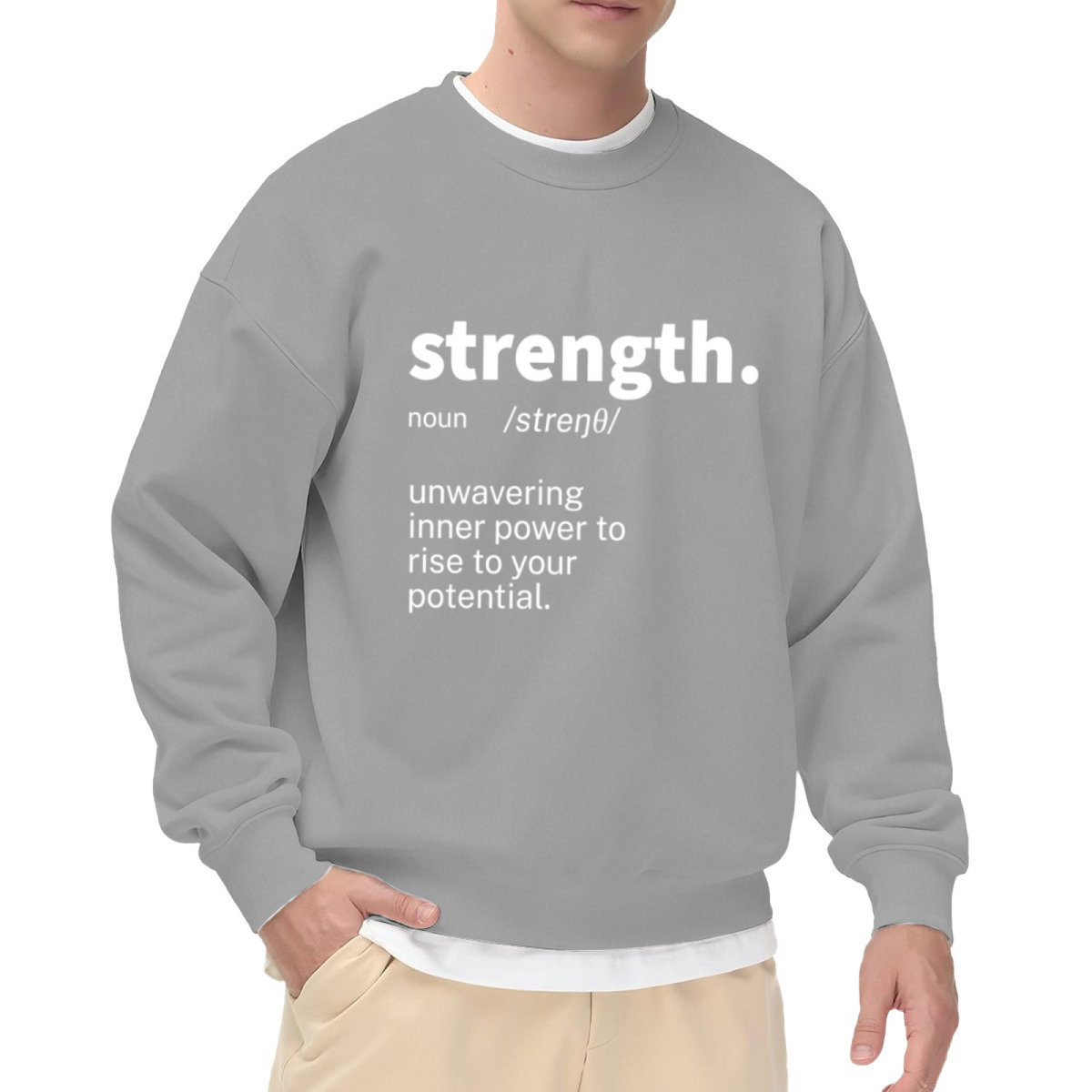 Green Ribbon Non?Hodgkin Awareness USA Flag Crewneck Sweatshirt