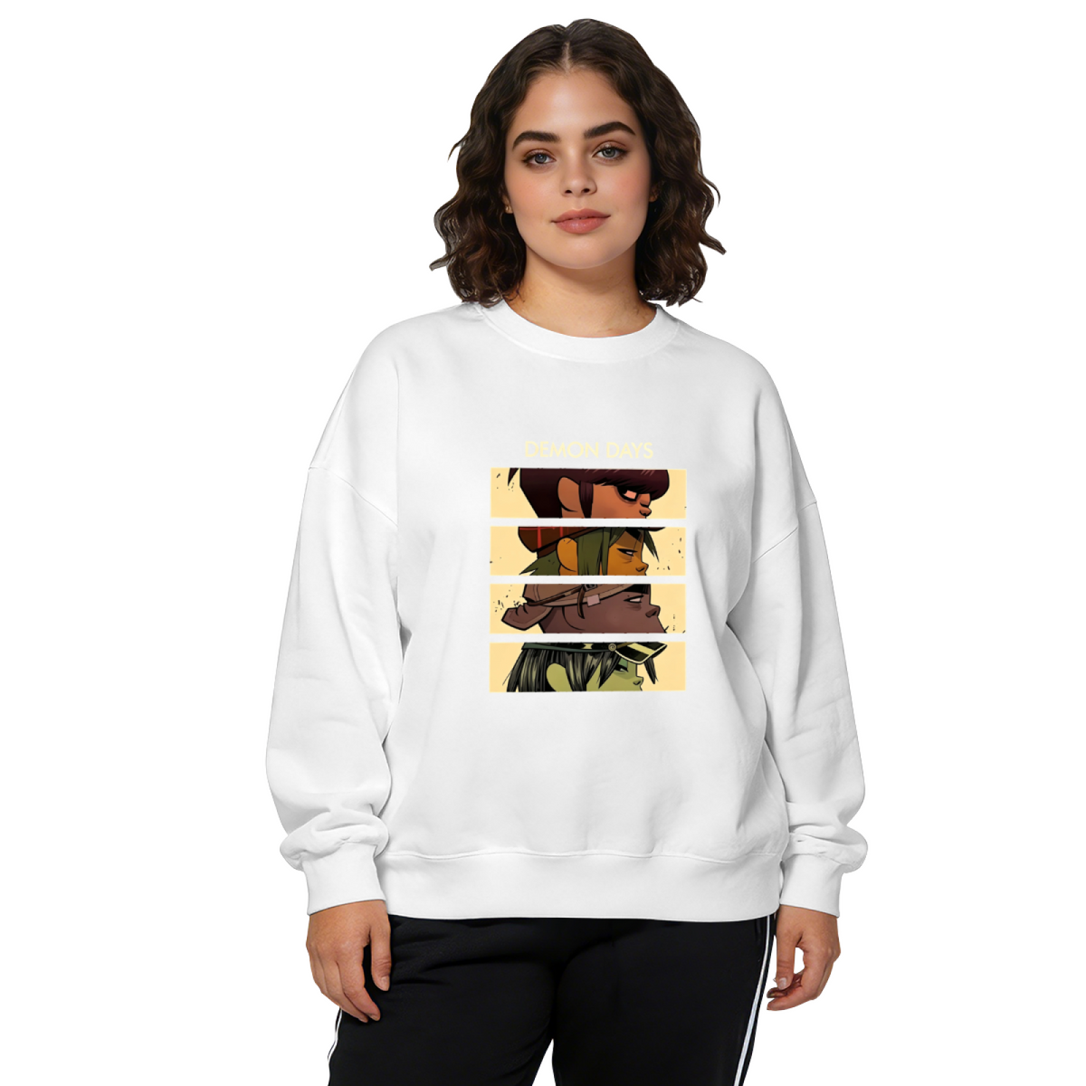 Vibrant Mexican Day Of The Dead Collage Crewneck Sweatshirt | Colorful Folk Art Top
