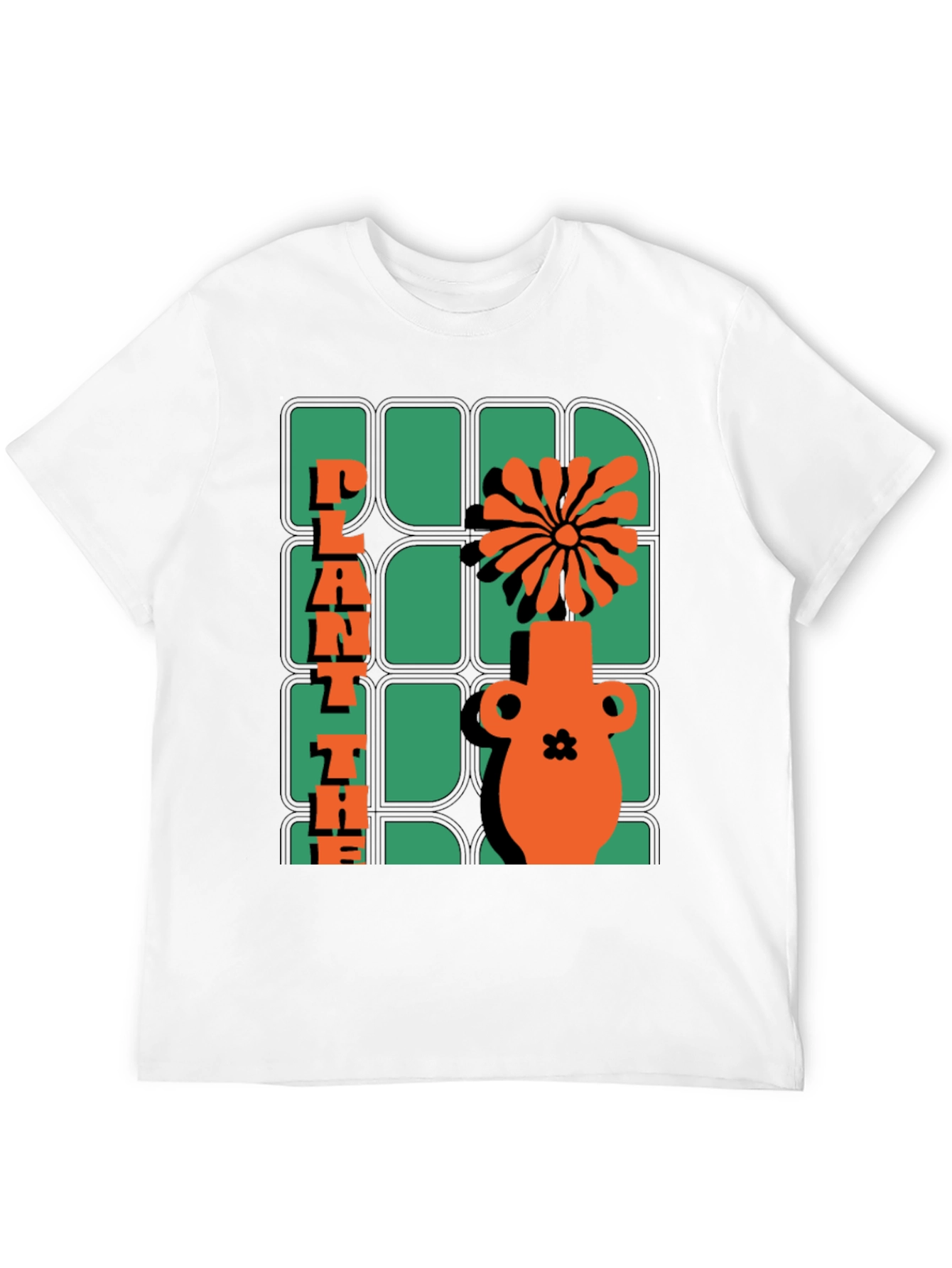 Plant The Seed T-Shirt - Retro Floral Design