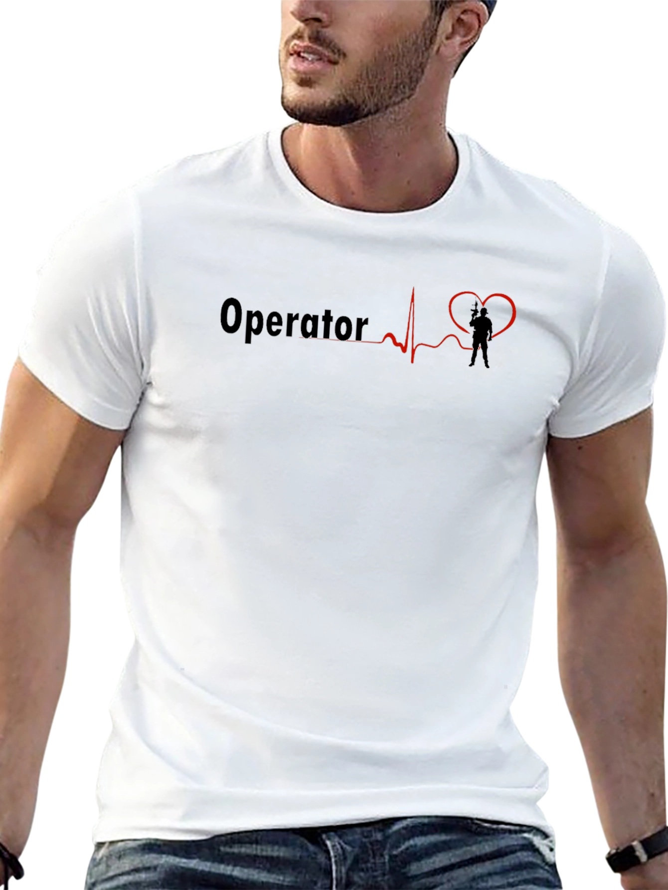 Operator Heartbeat Graphic T-Shirt