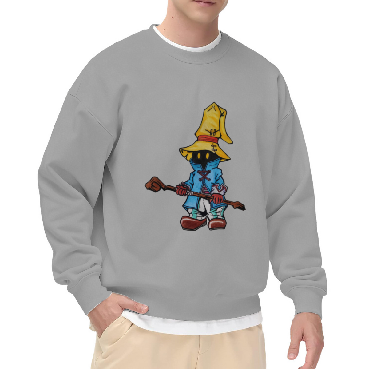 Vivi Black Mage Final Fantasy IX Retro Game Crewneck Sweatshirt