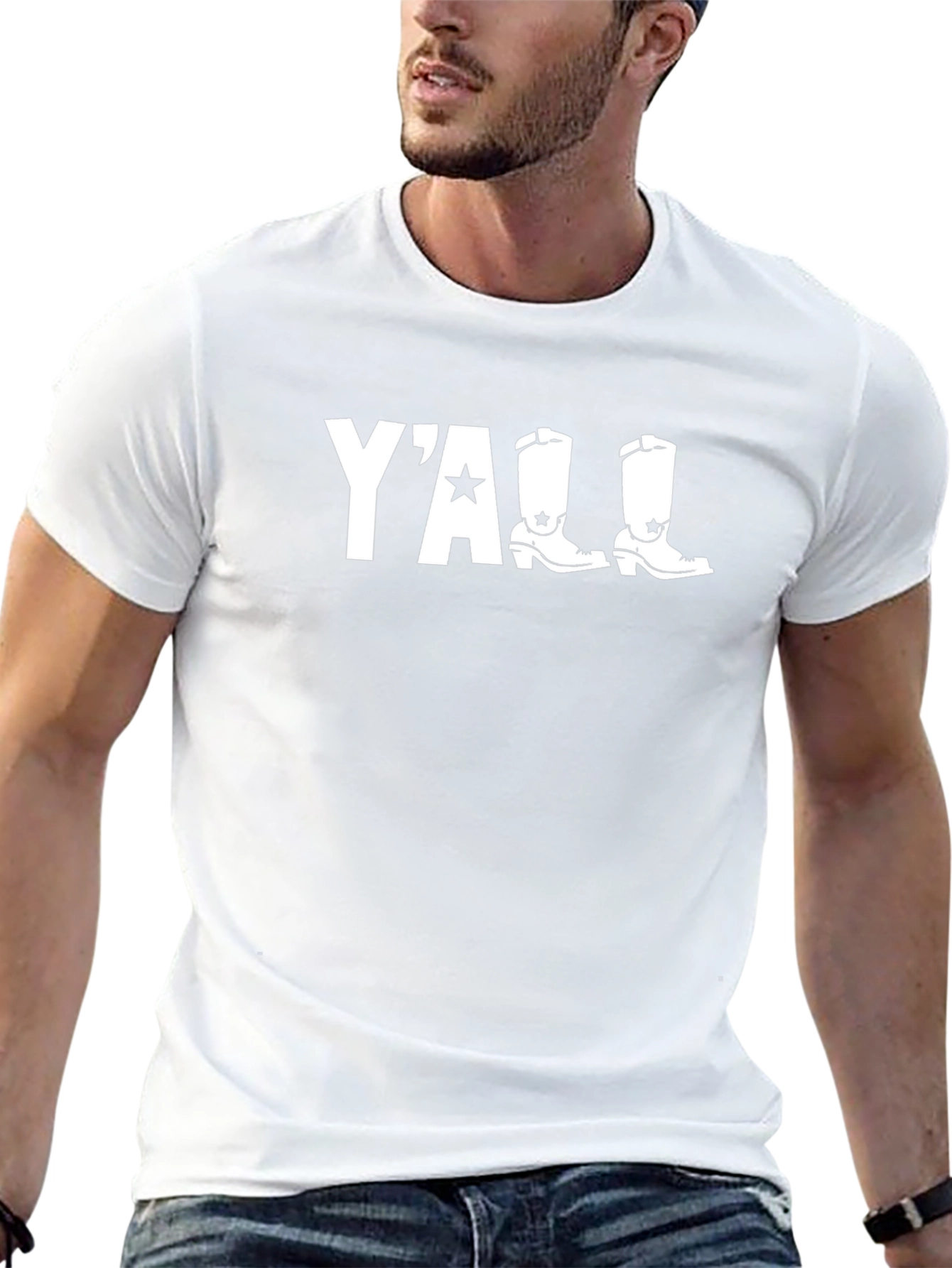 Yall Boots Graphic T-Shirt - Country Style Tee