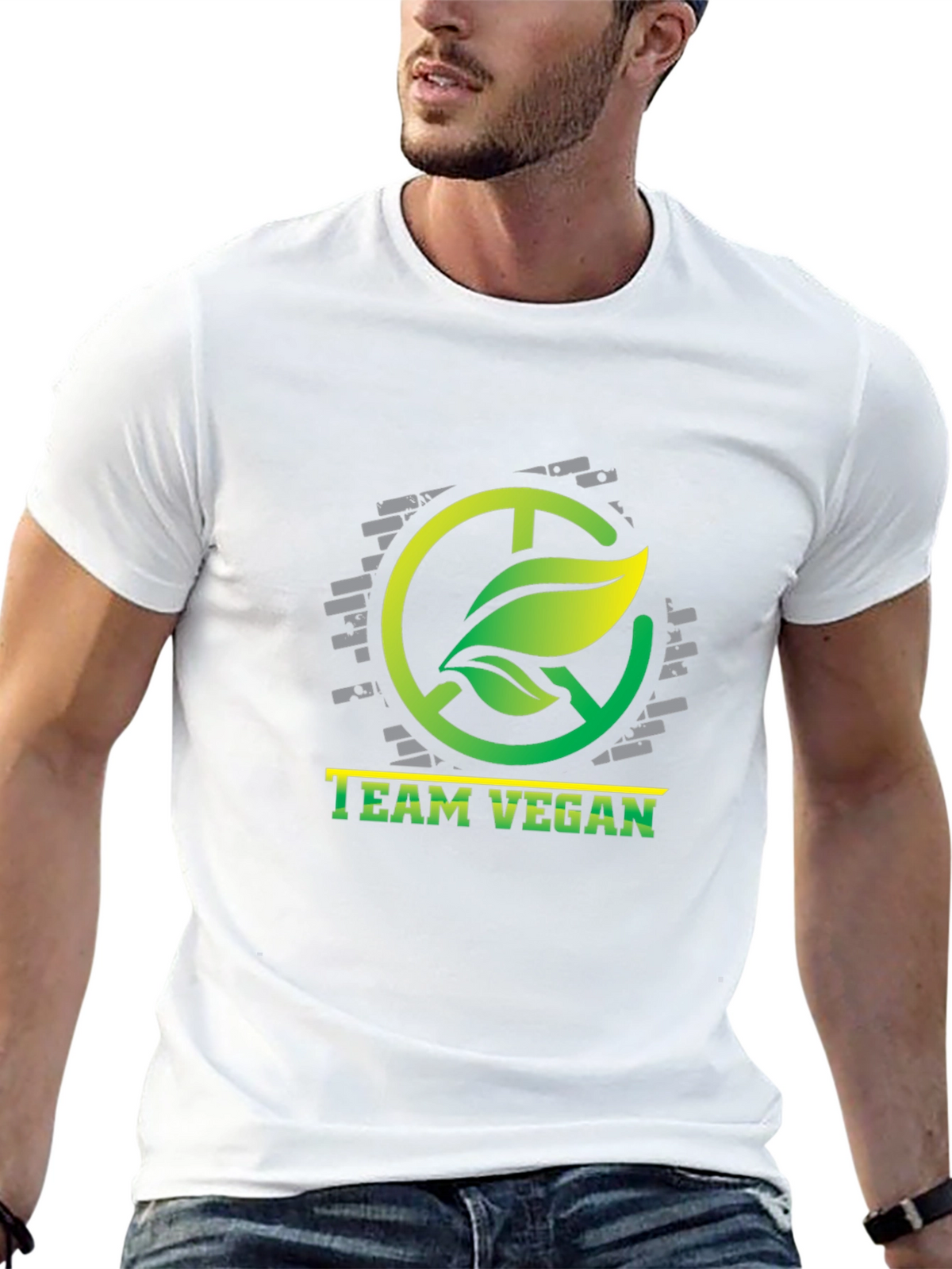 Team Vegan Graphic Tee - Eco-Friendly Style