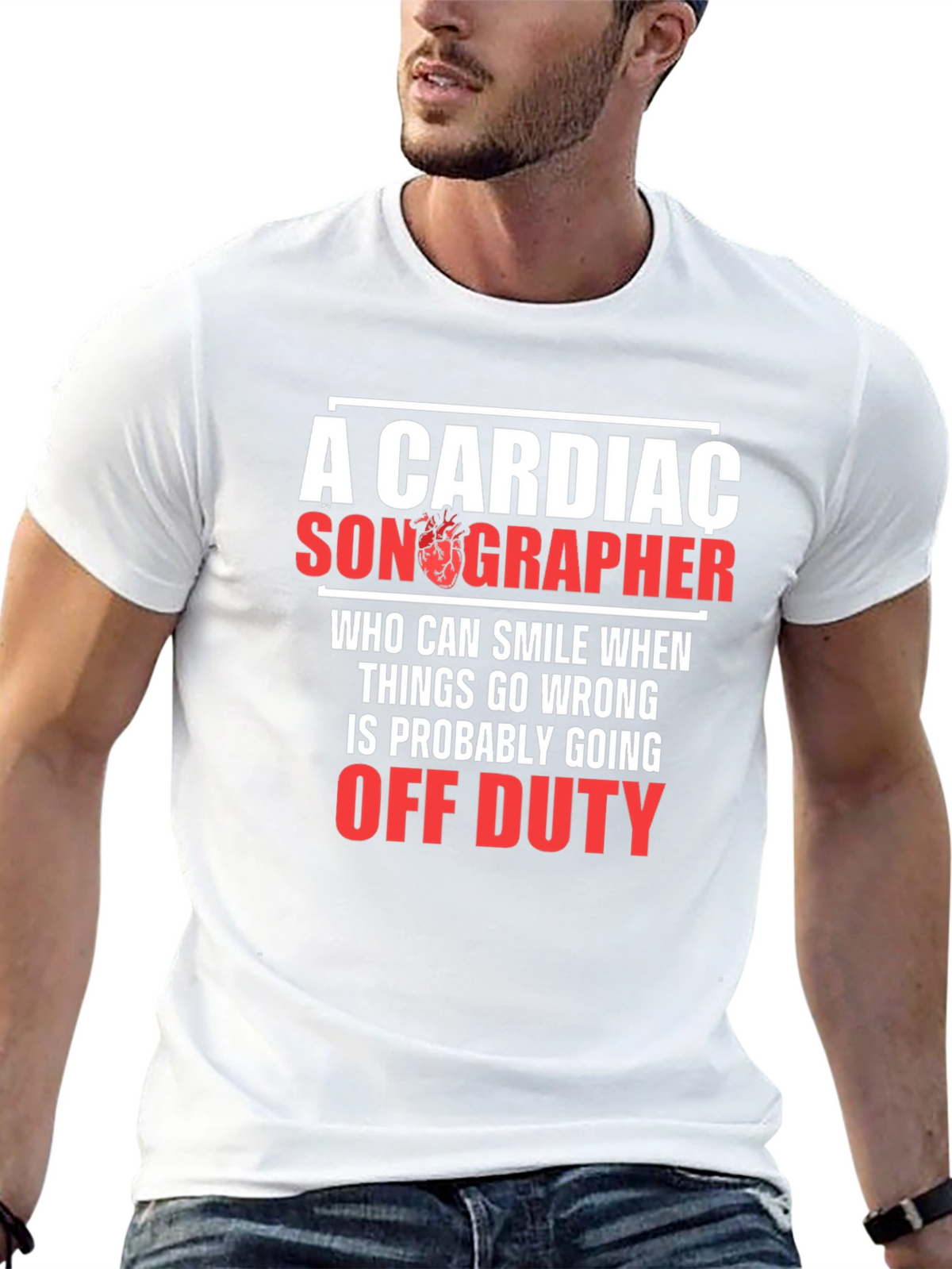 Cardiac Sonographer Graphic T-Shirt