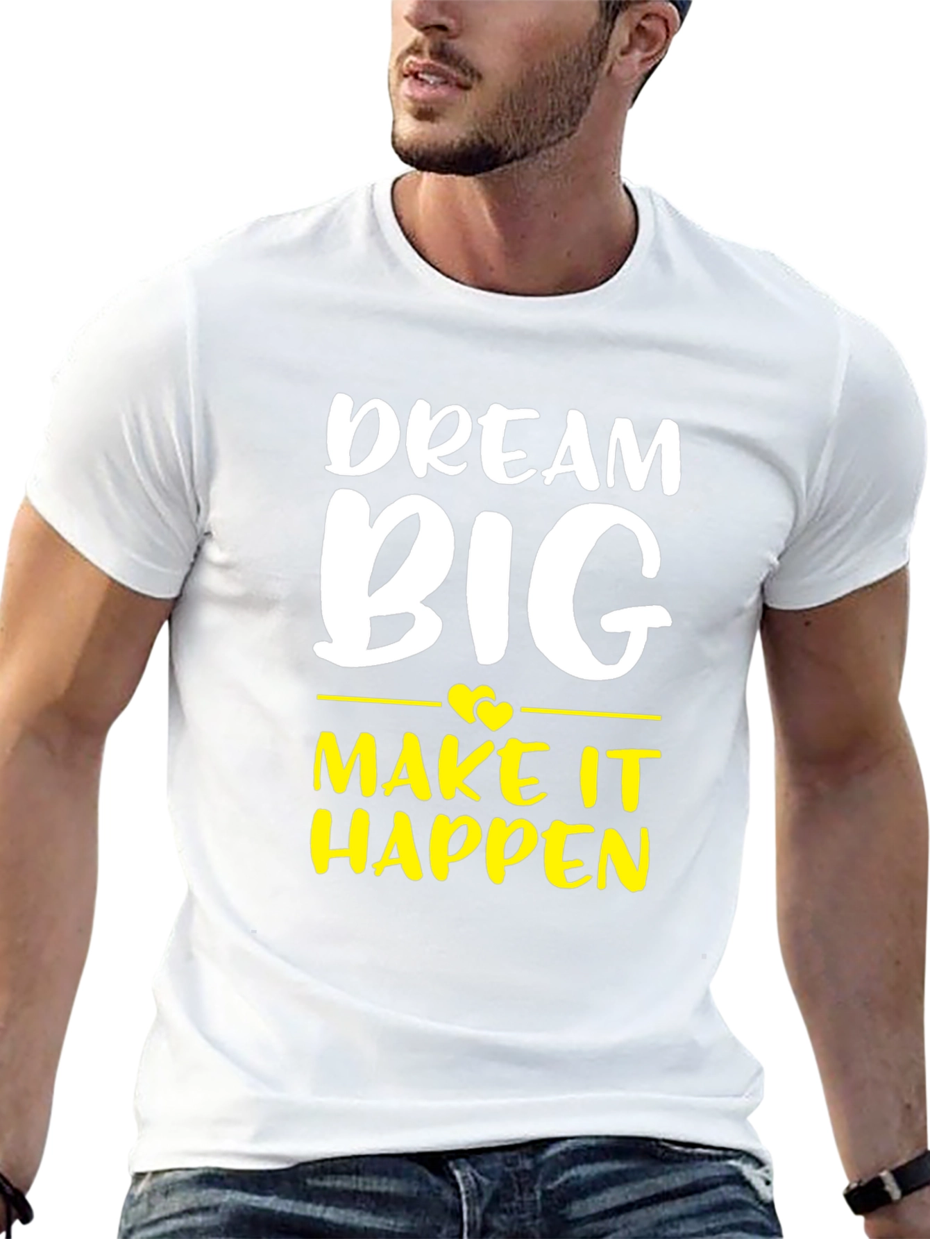 Dream Big Graphic Tee - Inspiring Cotton T-Shirt